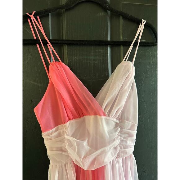 Vintage Vanity Fair Pink V-Neckline Sleeveless Nightgown Size 32 - Picture 9 of 12